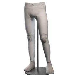 Drop Science White Slashed Jeans