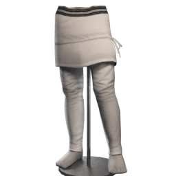 Drop Science Layered White Trousers