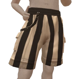 Drop Science Awning Stripe Cargo Shorts