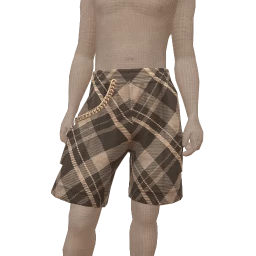 Drop Science Butterscotch Tartan Shorts