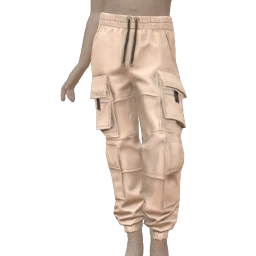 Drop Science White And Black Cargo Joggers