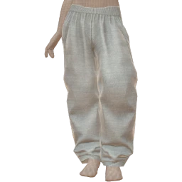 Drop Science Light Grey Elastic Waist Jeans