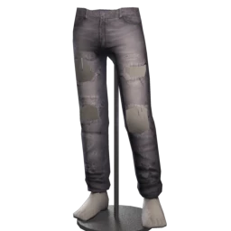 Foal Destroyed Jeans - Dusty Lilac