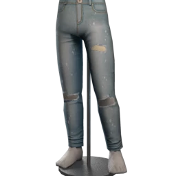 Foal Torn Between Jeans