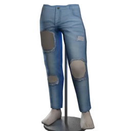 Foal Ripped Loose Jeans