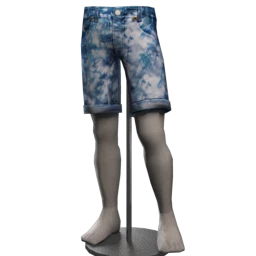 Foal Sea Foam Tie Dye Shorts