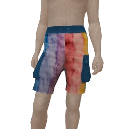 Yume Monster Mash Furry Rainbow Shorts