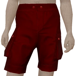 Foal Dark Red Cargo Shorts