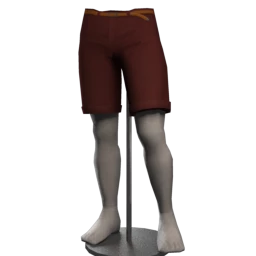 Front Row Chino Shorts - burgundy