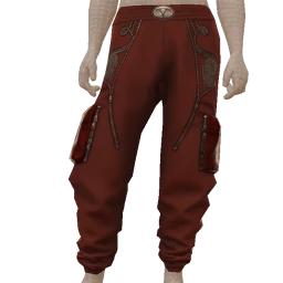 Front Row Silver Zip Trimmed Sweatpants