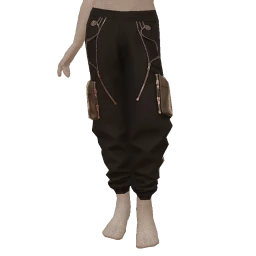 Front Row Silver Trimmed Sweatpants