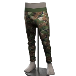 Front Row Drop Crotch Pants - Camo