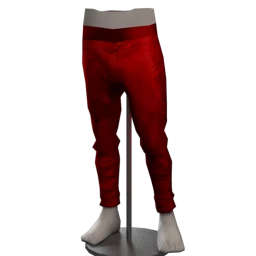 Front Row Drop Crotch Pants - Red
