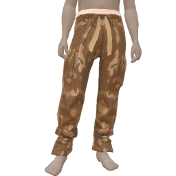 Front Row Terracotta Trekker Camo Pants