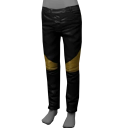 Front Row Polished Leather Trousers