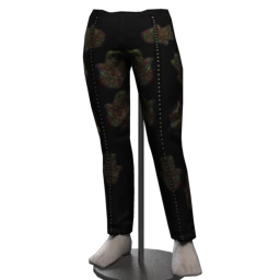 Front Row Hamsa Hand Embroidered Jeans