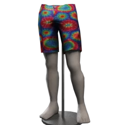 Front Row Tie Dyed Shorts