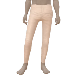 Front Row White Leather Pants