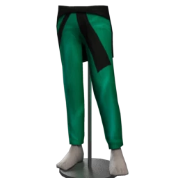 Front Row Emerald Rush Velvet Pants