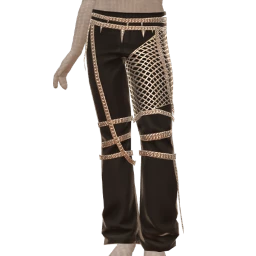 Ikon Elite Chain Mail Details Trousers
