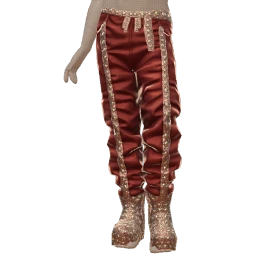 Ikon Elite Burgundy Silk Tracksuit Pants