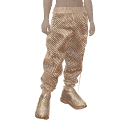 Ikon Elite Silver Snake Skin Trousers