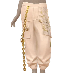 Ikon Elite Cream And Gold Pixel Pants
