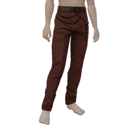 Front Row Maroon Classic Trousers