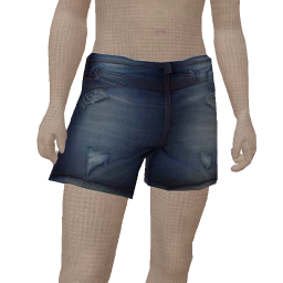 Delirious Dark Denim Torn Shorts