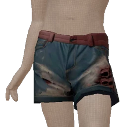 Cosmos Torn Stained Zombie Shorts