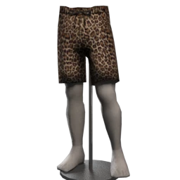 Kijane Fierce Cat Mid Length Shorts