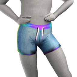 Cloud Nine Summer Rainbow Love Shorts