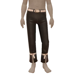 Mon Coeur White Belt Trousers