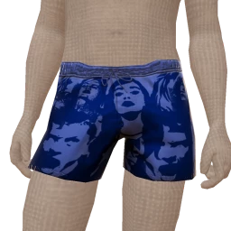 Mahiki Passing Faces Swim Shorts