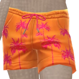 Mahiki Palm Tree Bling Swim Shorts