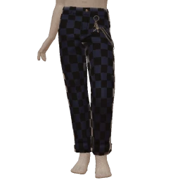 Front Row Check Rebellion Pants