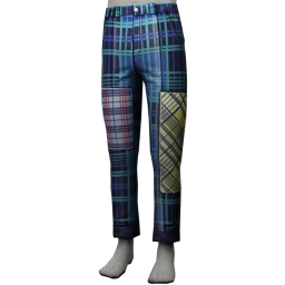 Prevail Panel Patch Trousers (Blue)