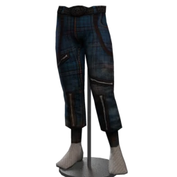 Tartan Zipper Trousers - Hoots Mon