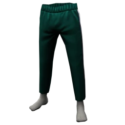 Green Joggers With Side Panel Detailing