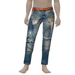 Foal Bright Blue Autumn Ripped Jeans