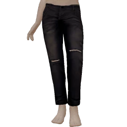 Foal Urban Rebel Distressed Black Jeans