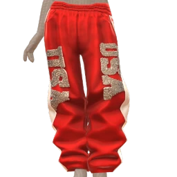 USAesthetics USA Red Crystal Sweatpants