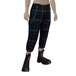 USAesthetics Check Print Trousers And Boots