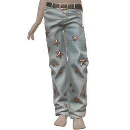 USAesthetics Denim Sparkle Star Jeans