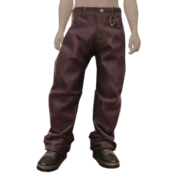 Delirious Plum Baggy Jeans