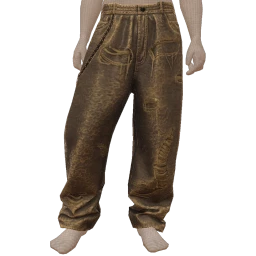 USAesthetics Brown Stone Wash Jeans