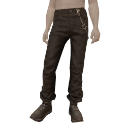 USAesthetics Silver Star Black Jeans