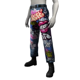 Yume Graffiti Warrior Jeans