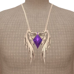 Bijouterie Silver February Amethyst Necklace