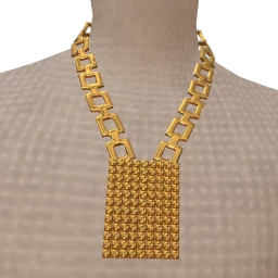 Cloud Nine Gold Pixel Pendant Necklace
